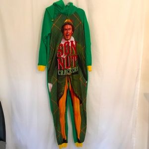 Christmas Elf Adult Onesie Pajamas